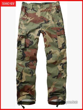 Women's Cargo Pants Relaxed Fit Straight Leg Stretch Work Pants